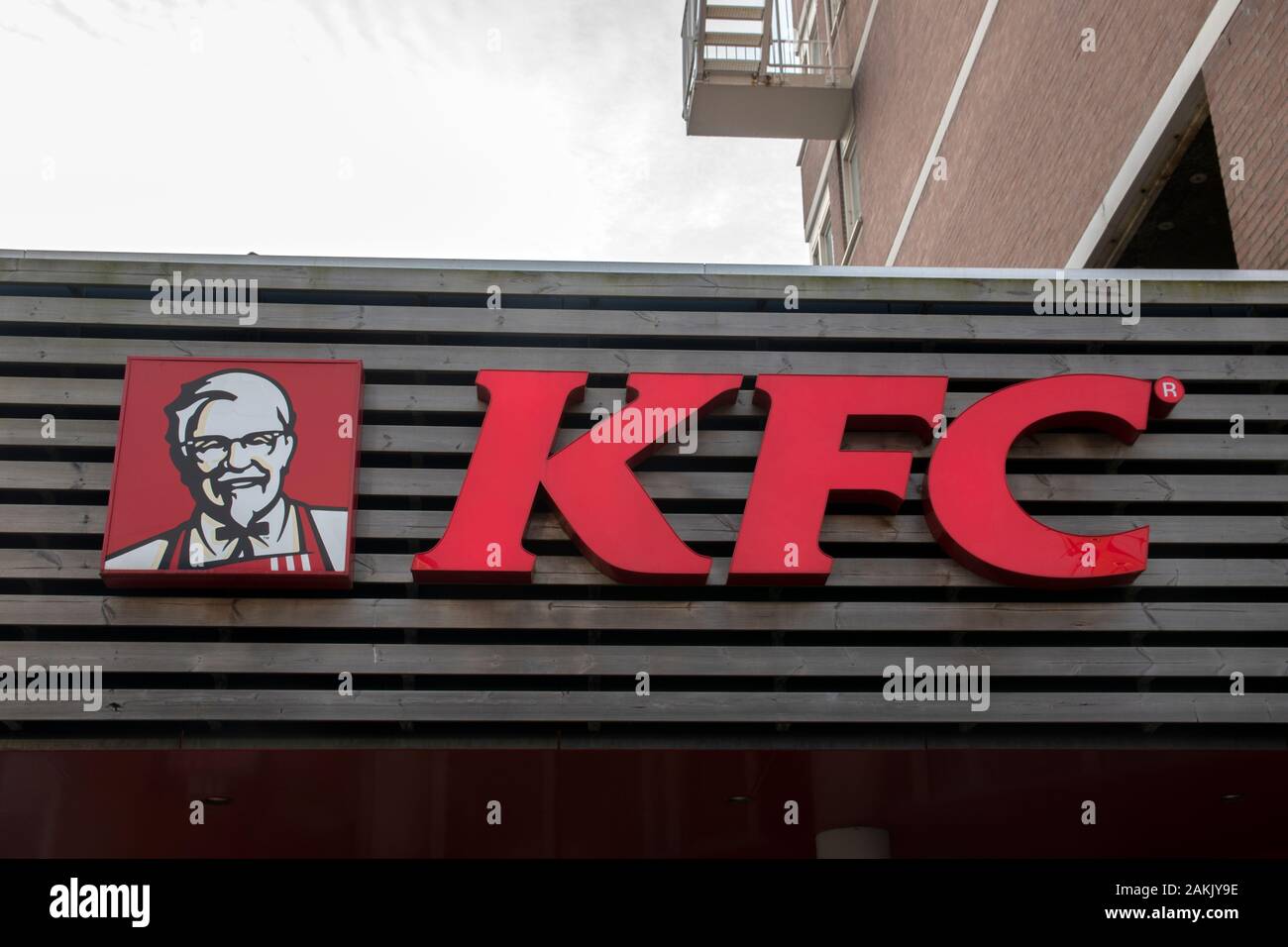 Restaurant KFC à Scheveningen aux Pays-Bas La Haye 2019 Banque D'Images