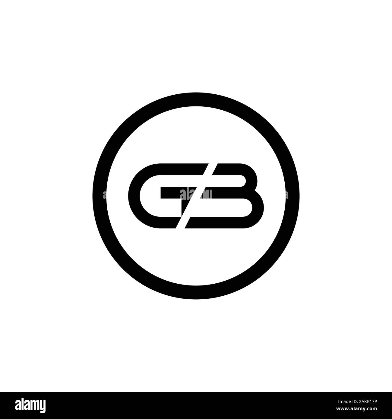 Lettre initiale GO Logo mixte. Go Type lettre modèle vecteur de conception de logo. Résumé Lettre GO Logo Design Illustration de Vecteur