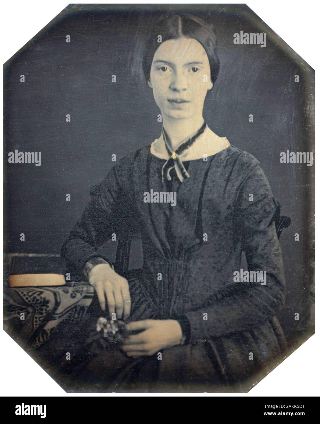Emily Dickinson, poétesse Américaine, Emily Elizabeth Dickinson (1830-1886), Emily Elizabeth Dickinson Banque D'Images