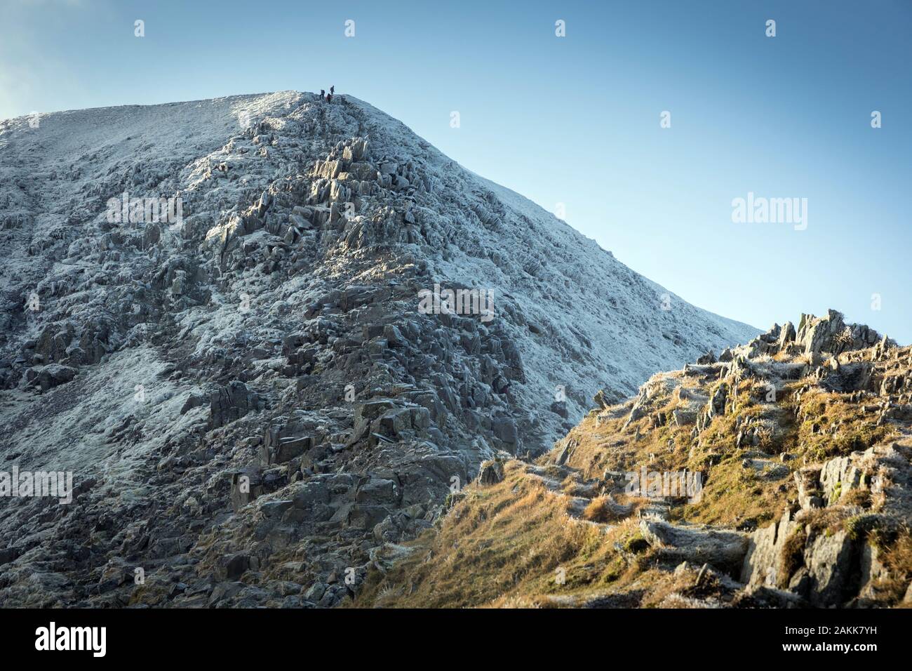 Swirral Edge, Helvellyn Banque D'Images