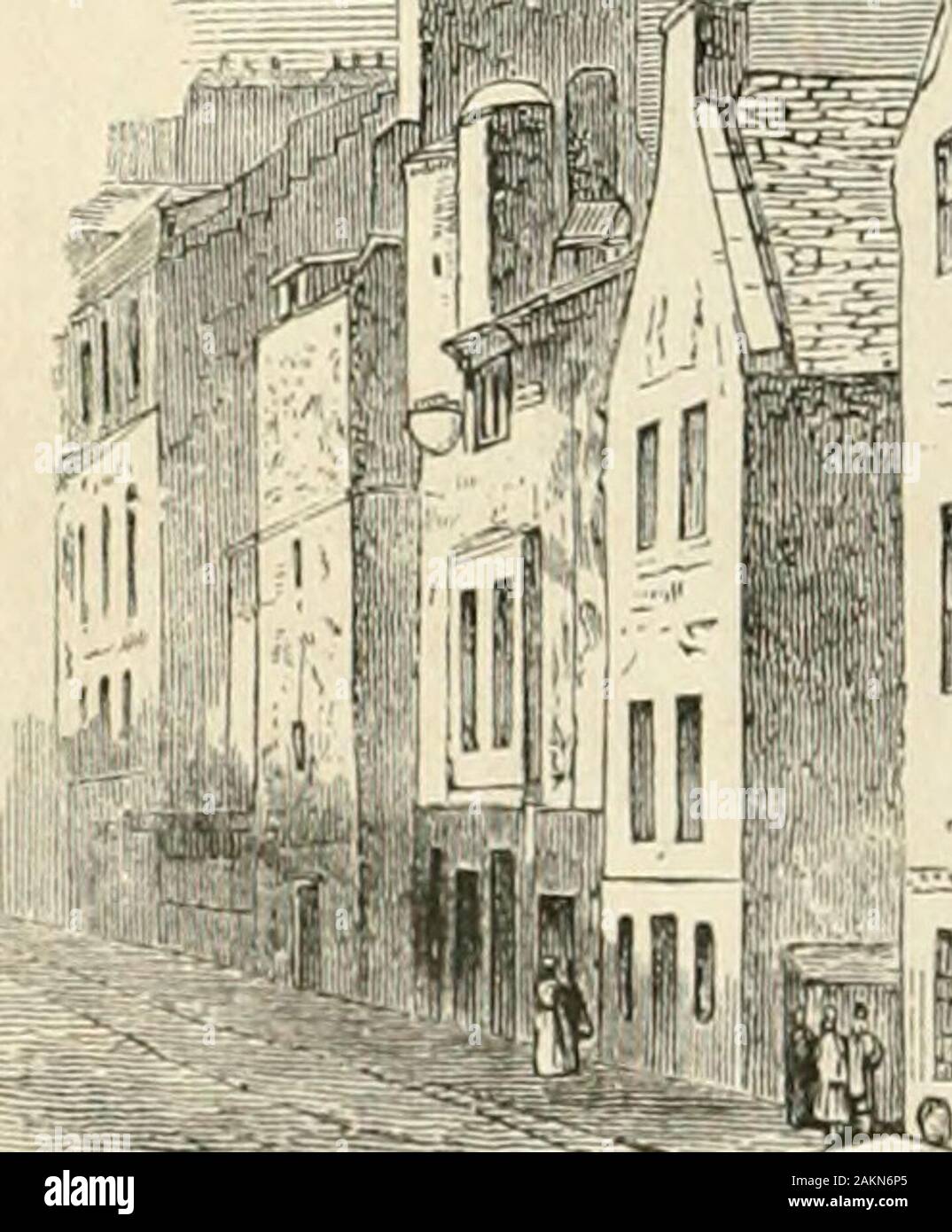 Le noir de l'Ecosse touristiques pittoresques . f la scène, par James Drummond, A. ll.A.,, dans la troisième salle de l'E..hibitiouof photos anciennes, ouvert le mercredi et le samedi. 32 EDINBURGH. Une entrée à travers eux, se tenait la Chambre des Grands Weir, thecelebrated nécromant, qui, avec sa sœur, suffereddeath pour sorcellerie en 1670. Comme l'église au cours de son perambulations bably-pro va visiter ce superbe bâtiment à l'ouest de l'EdinburghcalledDonaldsonsHospital,il peut être intéressant pour lui de knowhere que le fondateur de cette institution de bienfaisance vivaient dans ahouse au pied de Banque D'Images