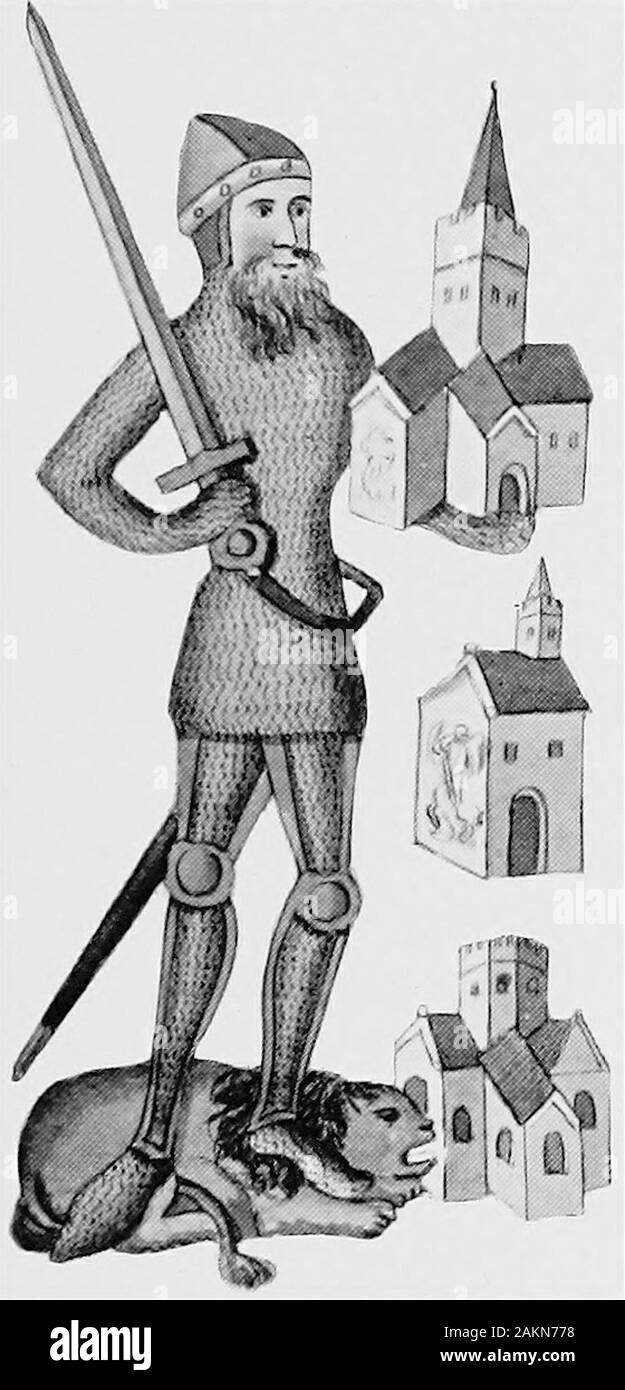 Le château de Warwick et ses comtes : à partir de la Saxe jusqu'à l'époque actuelle . espectively. Après, quand le roi a brisé sa promet, et mal gouverné le pays de différentes manières, la création d'newbarons avec les pensions sur l'Échiquier, importingFlemish mercenaires, et d'avilir la monnaie toprovide leur paye, il a rejoint le parti de l'EmpressMaud. Il était présent lors du siège de Winchester, et fut fait prisonnier, mais fut ensuite échangé,avec le Comte de Gloucester, pour Stephen. C'est qu'il alsosaid terre conquise Gower, au Pays de Galles. L'époque dans laquelle il vivait étaient vraiment terrible.La guerre civile avait broug Banque D'Images