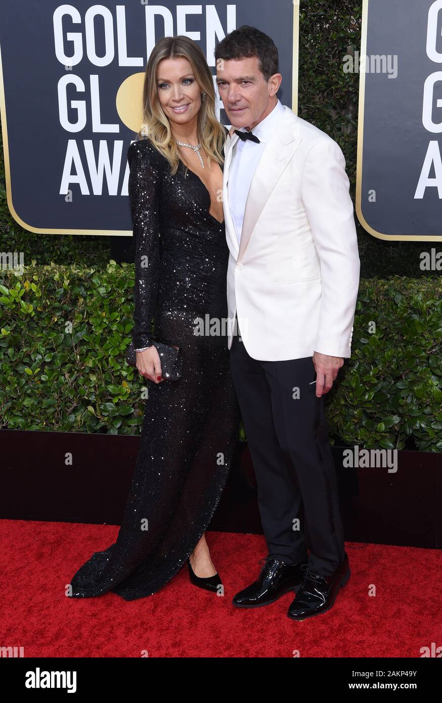 Nicole Kimpel et Antonio Banderas Banque D'Images