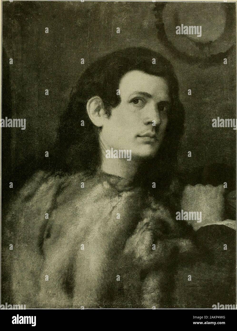 Meisterwerke der Älteren Pinakothek à Munich ... . Leinwand 100x80 cm Alessandro Bonvicino, gen. Moretto, Bildnis eines Geistlichen 276. Pappelholz 70X54 cm Giacomo Palma dAntonio de Negreti, gen. Palma Vecchio. Männliches Bildnis 277 Banque D'Images