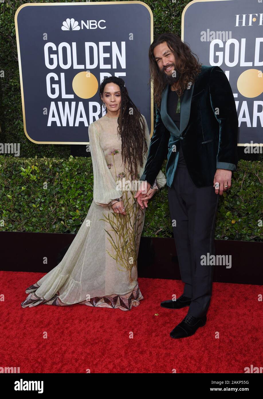 Lisa Bonet et Jason Momoa Banque D'Images