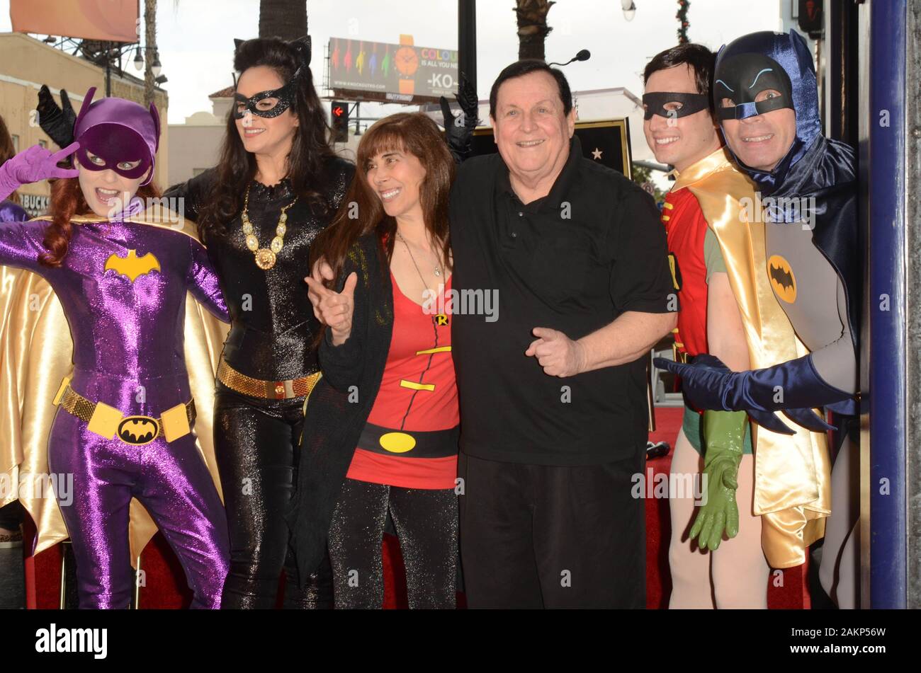 Hollywood, CA. Jan 9, 2020. Tracy Posner Ward, Burt Ward à la Burt Ward étoile sur le Hollywood Walk of Fame Cérémonie, Hollywood, Californie le 9 janvier 2020. Crédit : David Edwards/media/Alamy Punch Live News Banque D'Images