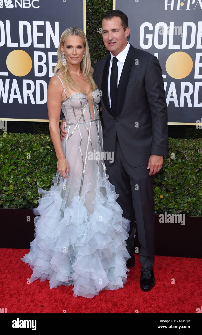 Molly Sims Et Scott Stuber Banque D'Images