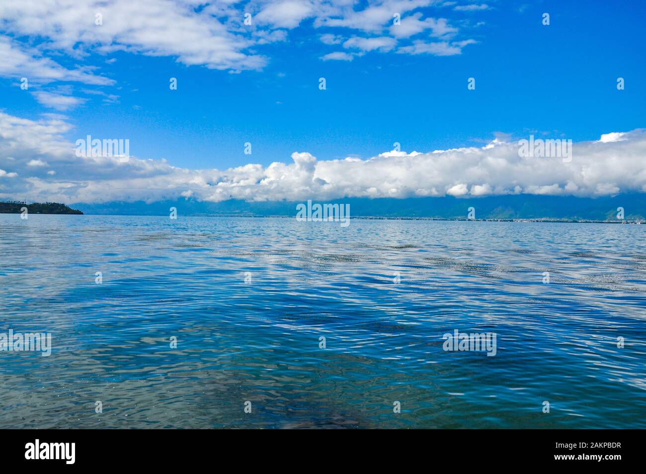 Yunnan Dali le Lac Erhai scenery Banque D'Images