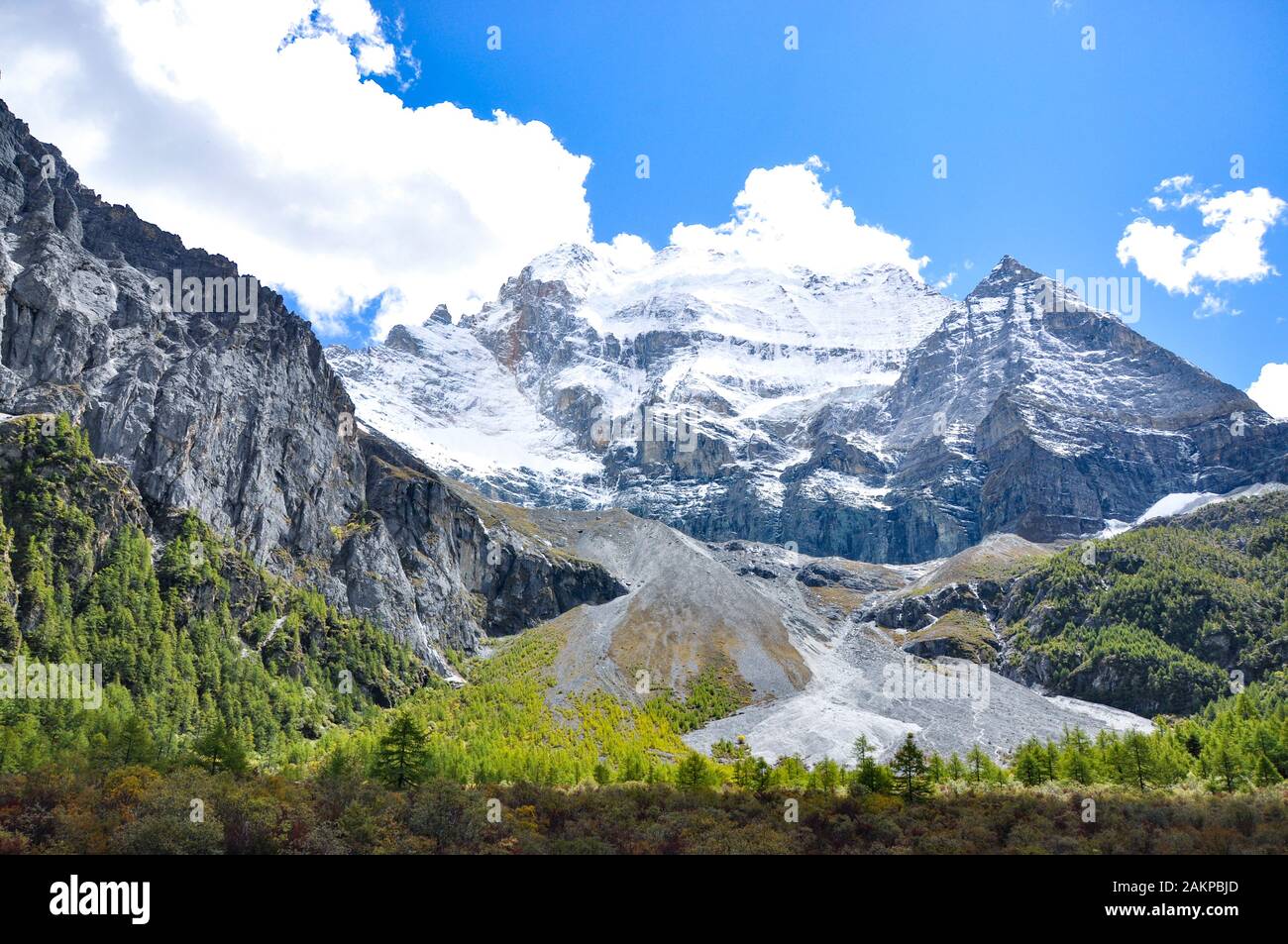 DaoChengYa butyl scenic area dans la province du Sichuan Banque D'Images