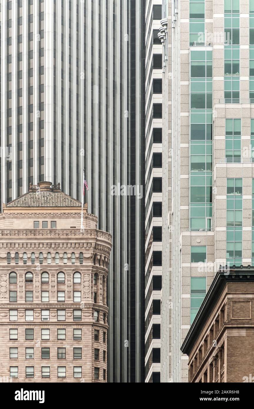 Les immeubles de bureaux à San Francisco Banque D'Images