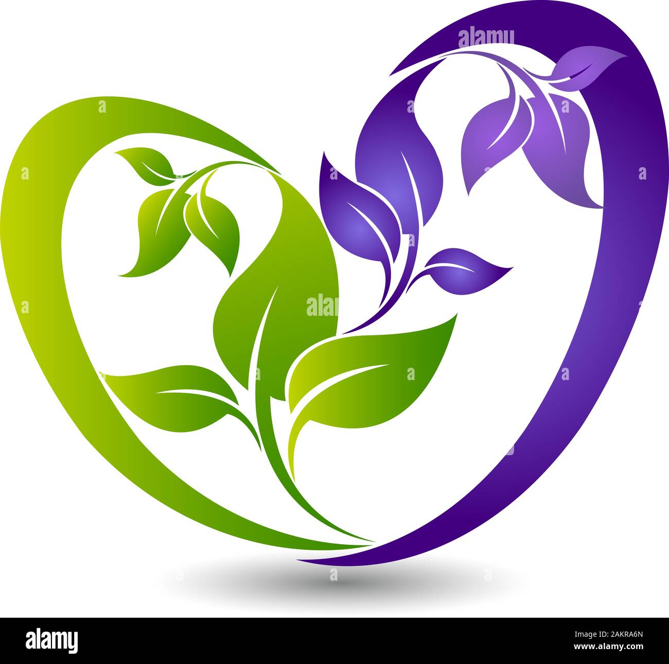 Logo écologique Banque D'Images