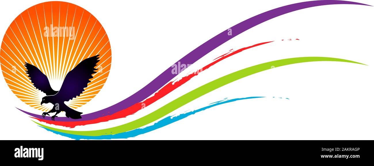 logo power bird Banque D'Images