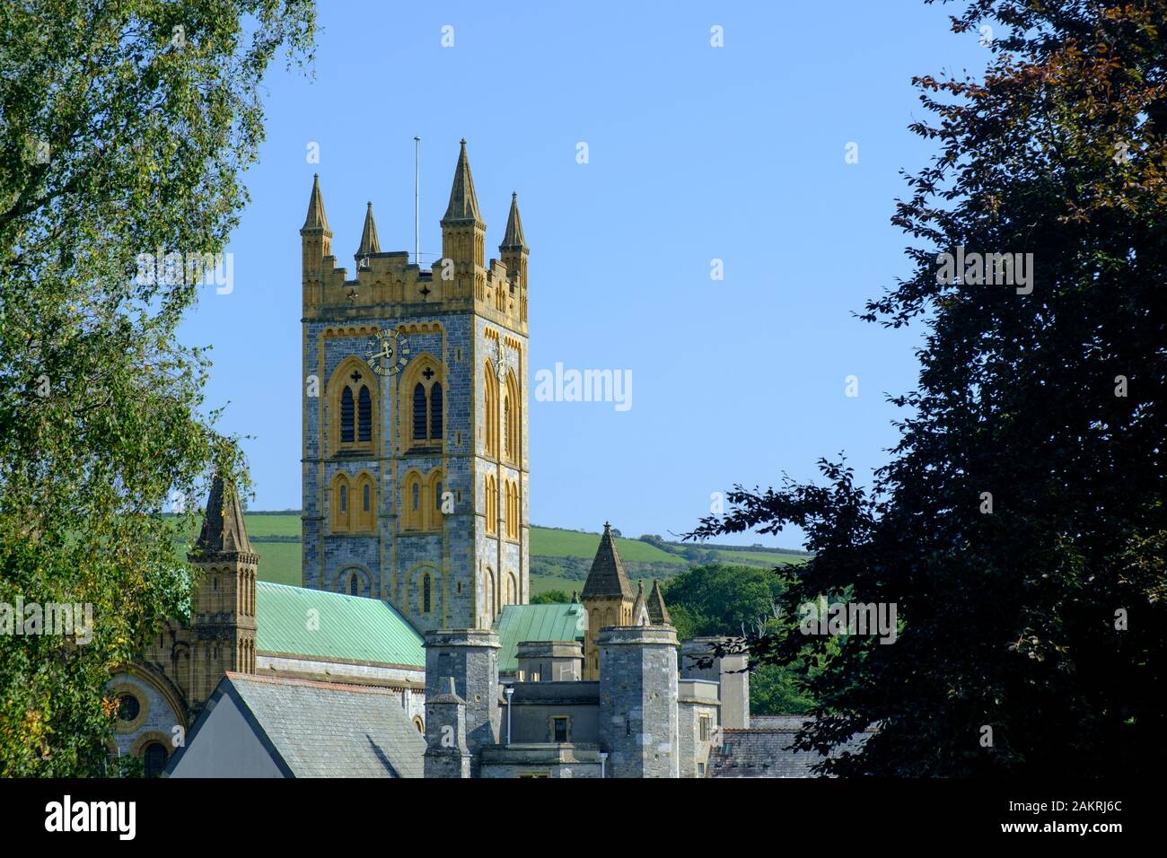 Buckfast Abbey Nr Buckfastleigh Torquay Devon Angleterre Banque D'Images