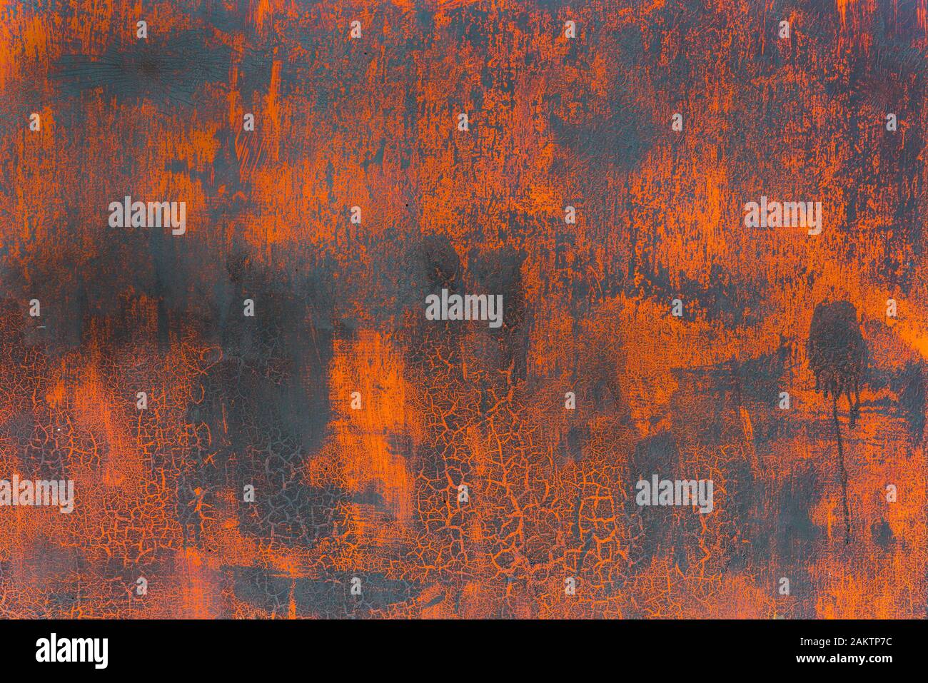 Texture de vieux conteneurs metail sur la plage à Dungeness, Kent, UK. Peut être utilisé comme arrière-plan. Banque D'Images