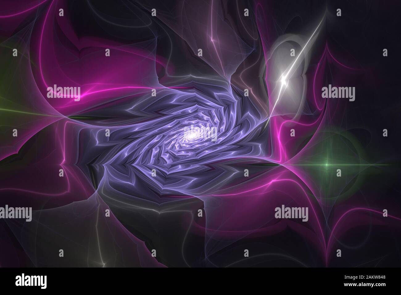 Beaufiful fractal hd fond d'écran logo bleu formes géométriques motifs musique vagues explosion univers Banque D'Images
