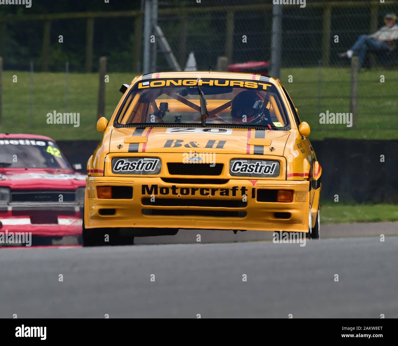 Carey McMahon, Ford Sierra Cosworth RS500, salon de voiture Dunlop Cup, HSCC Brands Hatch Légendes de super prix, juin 2019, 2019, Alfred Angot, Brands Hatch, c Banque D'Images