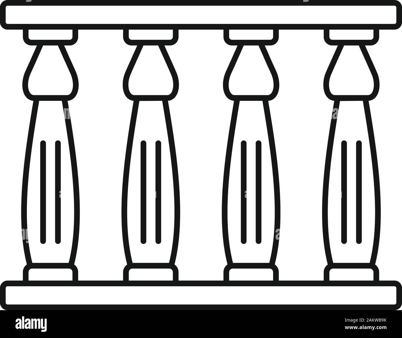 Egypte temple towers icône. Décrire l'égypte tours temple icône vecteur pour la conception web isolé sur fond blanc Illustration de Vecteur