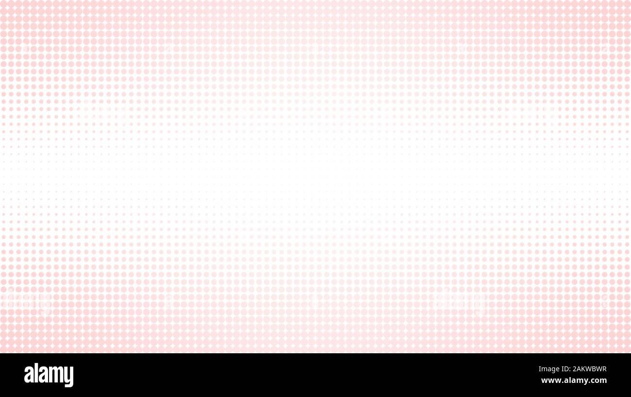 Fond rose pointillé abstrait avec texture rayée. Illustration de la trame demi-teinte de la technologie créative transparente sur fond blanc. Banque D'Images