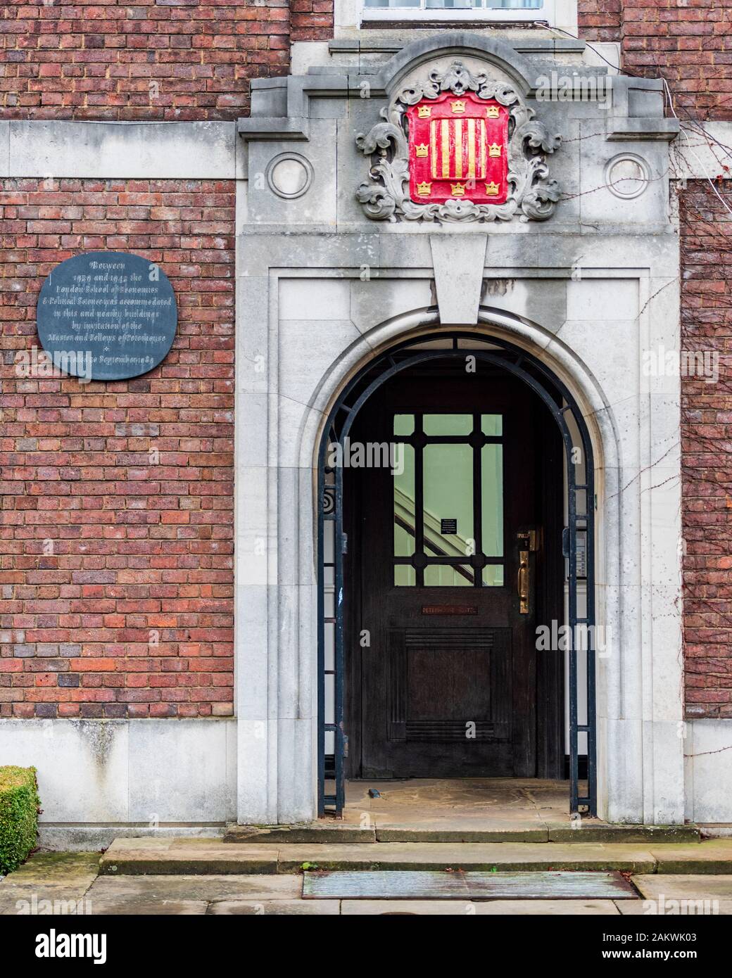 Peterhouse Hostel, Peterhouse College, Université De Cambridge. L'auberge abritait la London School of Economics 1939-1945. L'Auberge Peterhouse. Banque D'Images