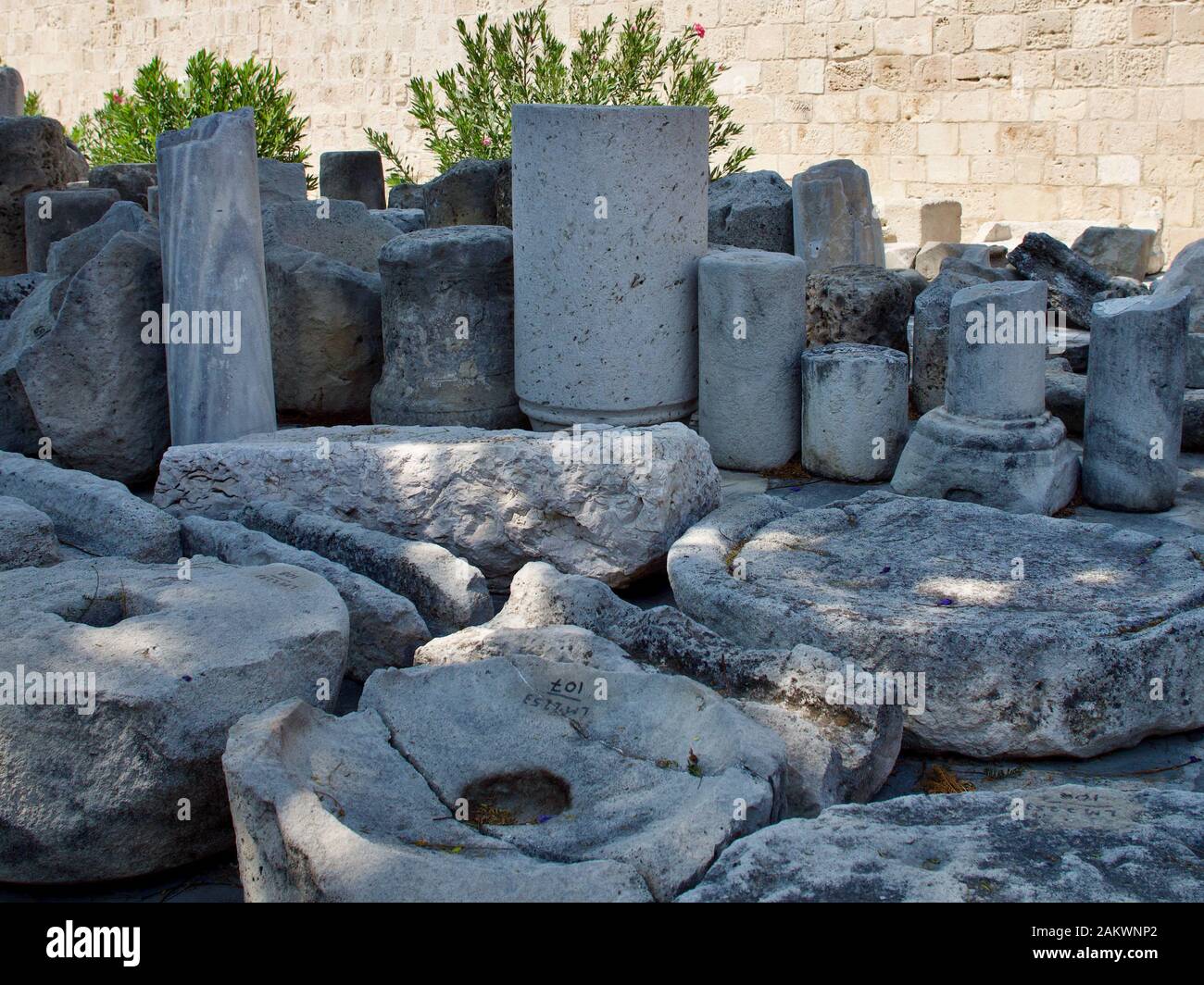 Des fouilles archéologiques de l'ancienne civilisation grecque, l'île de Chypre Banque D'Images