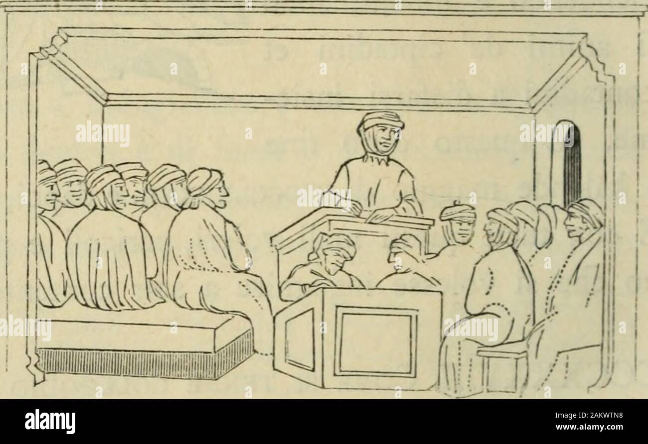 Le chroniche di Giovanni Sercambi, Lucchese . Dimonio mferno Lo delio,  avendo ordito la tela une disfare Luc-cha, et quella avendo messa dans  telare je pectini e sul da tes-sere, aparechiati bizongnando