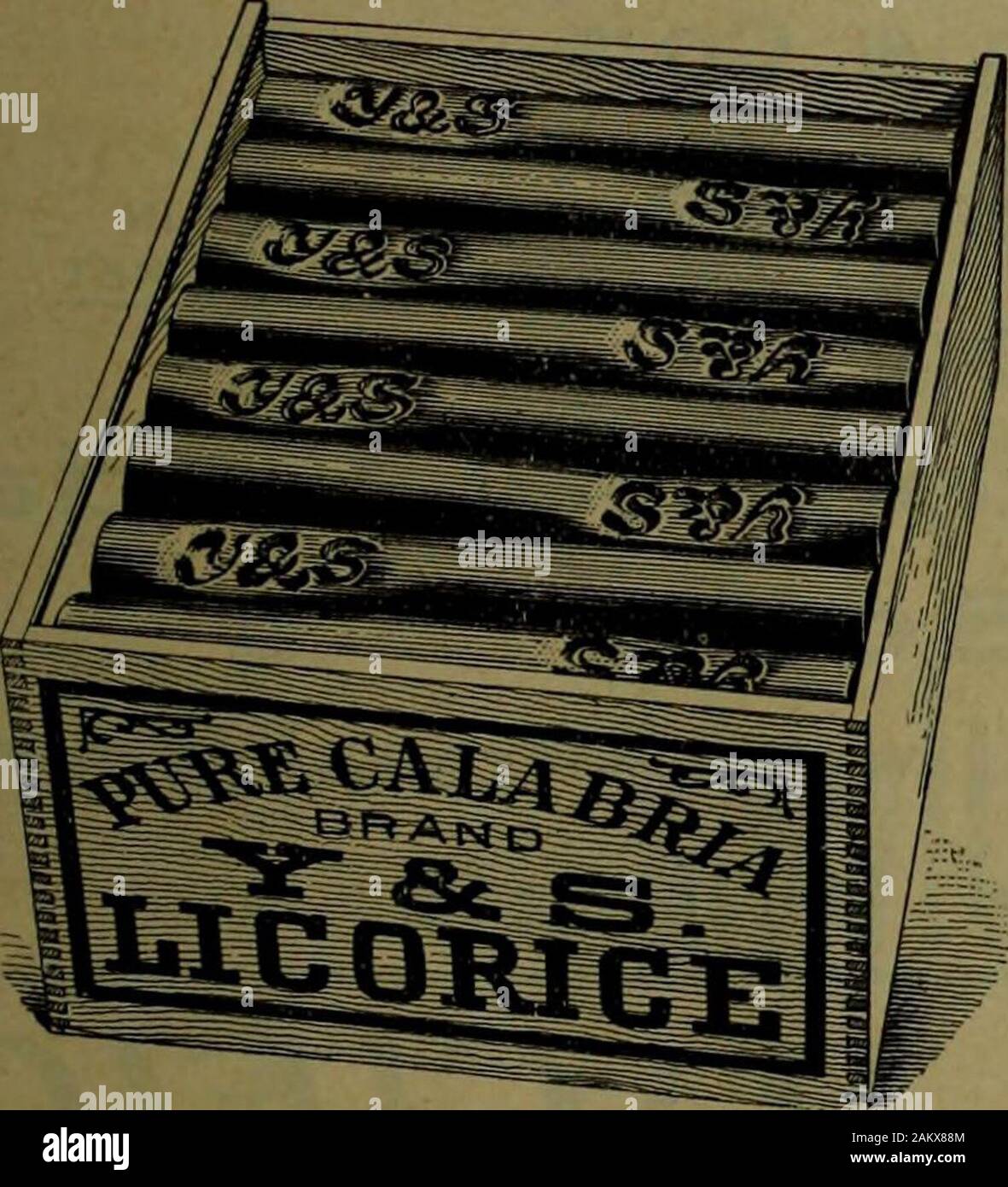 Canadian Grocer Juillet-décembre 1898 . GOODSFAIR TOUT DROIT SUR AUCUNE SUPERCHERIE établie sur une telle base que nowonder marque joint hasbecome café célèbre. Il trompe les neithergrocer ni consommateur. Le ^mmwmwmmwmmwmmmmnmmnmtny Canadian Grocer £ GREIGS toujours fiable . . La couronne pure et forte ManufacturingCompany Greig, Montréal. 3 Extraits de réglisse... G Nous fabriquons tout dans la ligne de réglisse transportés par le gro-cery, de drogues et de la pâtisserie. Nous pourrions mentionner-Y. S. & StickLicorice, toutes tailles ; Réglisse Acme Pellets ; M. & S. Les pastilles de réglisse, incans ou en pots de verre ; A B C bloque Banque D'Images