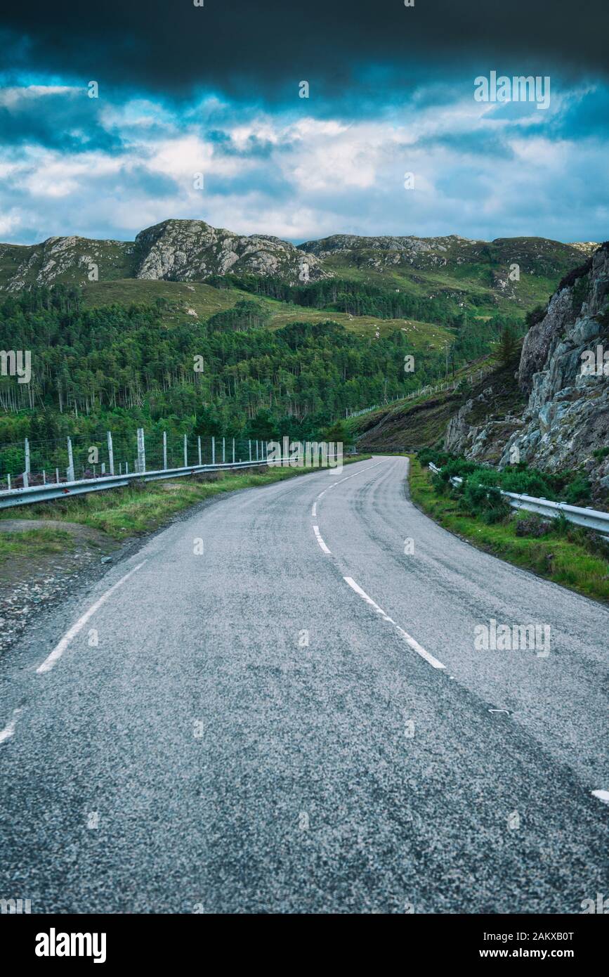 L'article de la côte du nord 500 route touristique à Wester Ross, Scotland, UK Banque D'Images