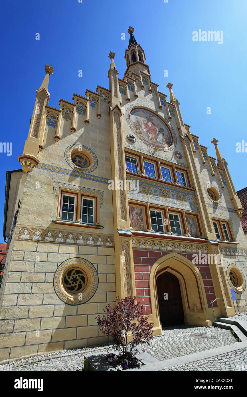 Maison de retraite dans la ville de Bad Waldsee Banque D'Images