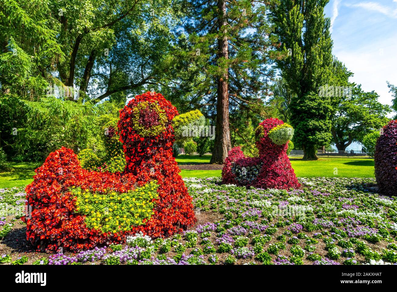 Île Mainau, Konstanz, Allemagne Banque D'Images Île Mainau, Konstanz, Allemagne Banque D'Images