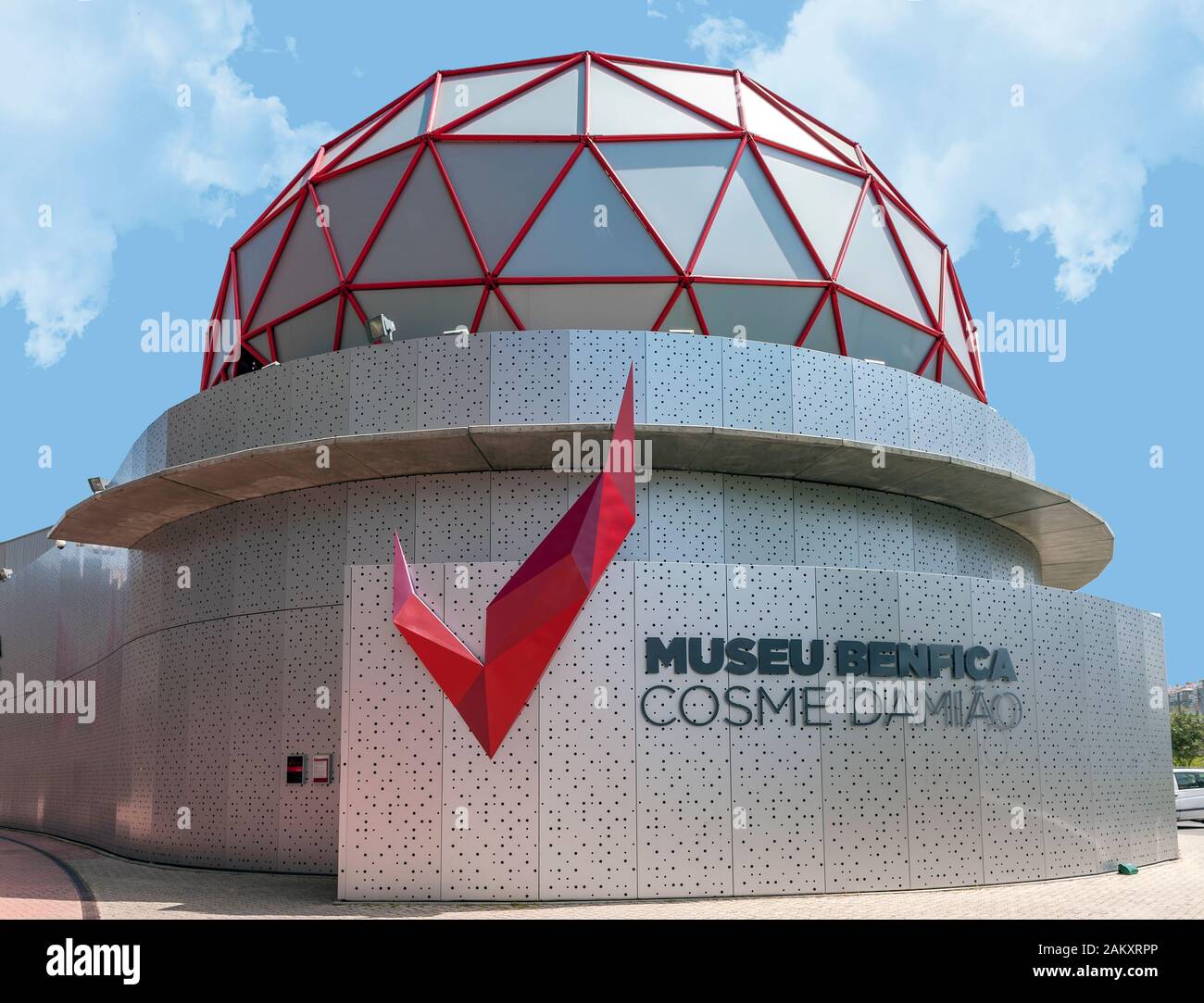 Visite de l'Estadio da Luz - aire de jeux officielle du FC Benfica Banque D'Images