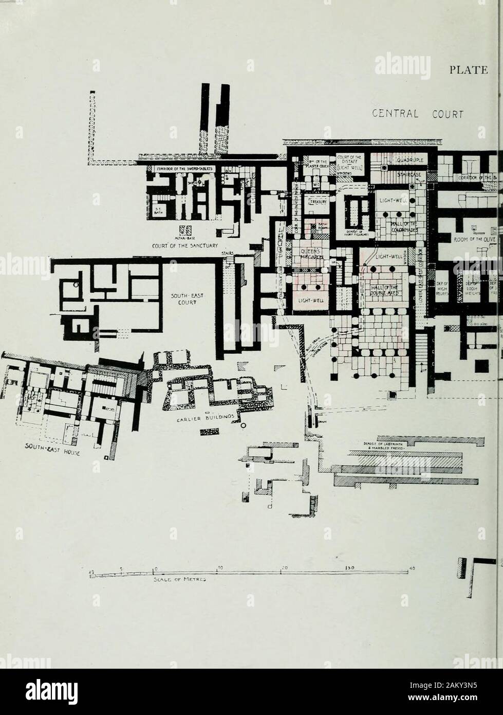 Les palais de la Crète et de leurs constructeurs . FIG. -. MYCEX-TUYAU EAX DE TERRE CUITE POUR LE DRIXKIXG WATERSUPPLY. un jet d'eau pure grâce à l'herbe--trois rois hadmade. Dorpfeld professeur, directeur de l'Institutein archéologique Athènes, m'a montré les tuyaux qu'il avait apportée fromIthaca.Je les tuyaux faits successivement par les Romains, vénitiens, Turcs, et l'actuelle municipalité de Candia, continuallymade ont été de plus grande taille, comme une population plus requireda plus grande quantité d'eau ; mais la finesse de l'argile, de la qualité de l'industrie du ciment, et l'exactitude de la forme peu à peu d Banque D'Images