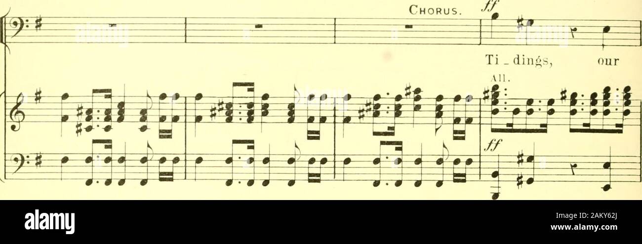 Le roi David : un oratorio, écrite pour le Leeds Festival de Musique de 1883, le texte sélectionné à partir de Saintes écritures . rwvjrr^ w 1. p ? ?&gt ; ..I. T Si " j'^33 ff S'éternel, le kiiiii, ti ^din s notre Seigneur, Banque D'Images