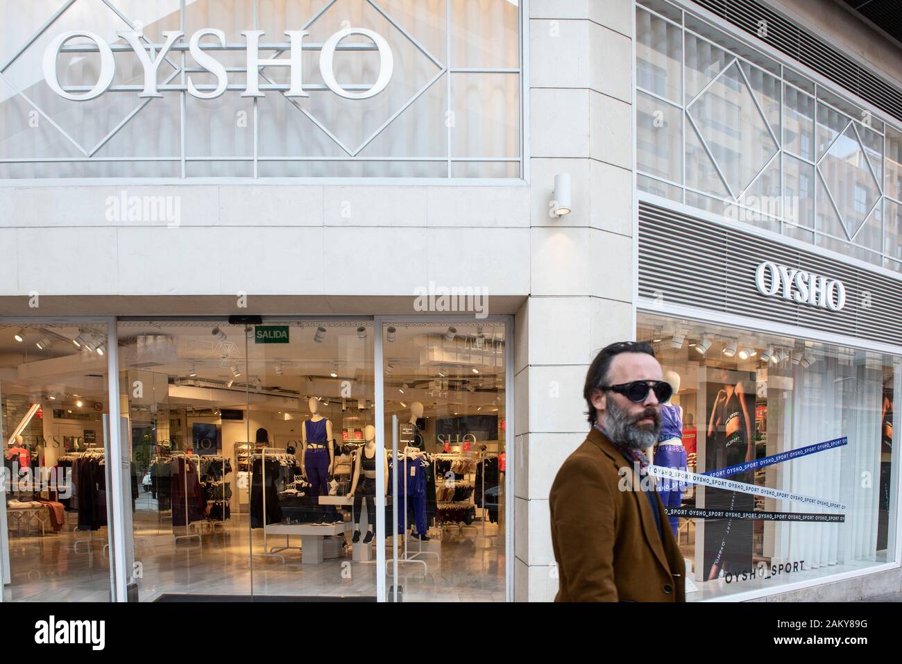 Détaillant de vêtements espagnole spécialisée dans les sous-vêtements et  homewear administré par le groupe Inditex, Oysho, store vu en Espagne Photo  Stock - Alamy