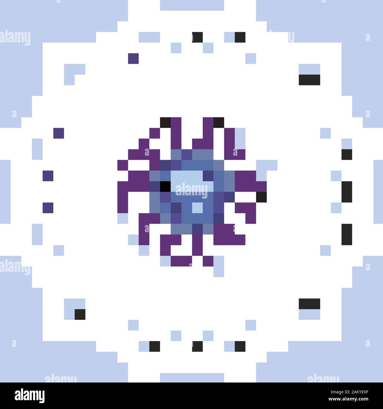 Les modèles Mandala sur fond violet illustration Illustration de Vecteur