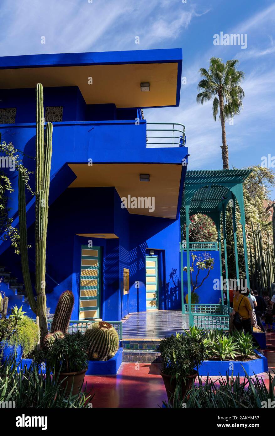 Jardin Majorelle, Marrakech Banque D'Images