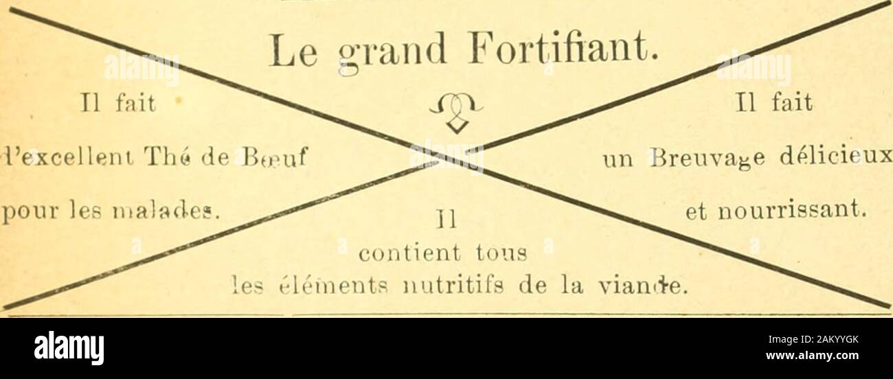 Le quincaillier (Septembre 1888-Aout 1889) . Boeuf liquide. Banque D'Images