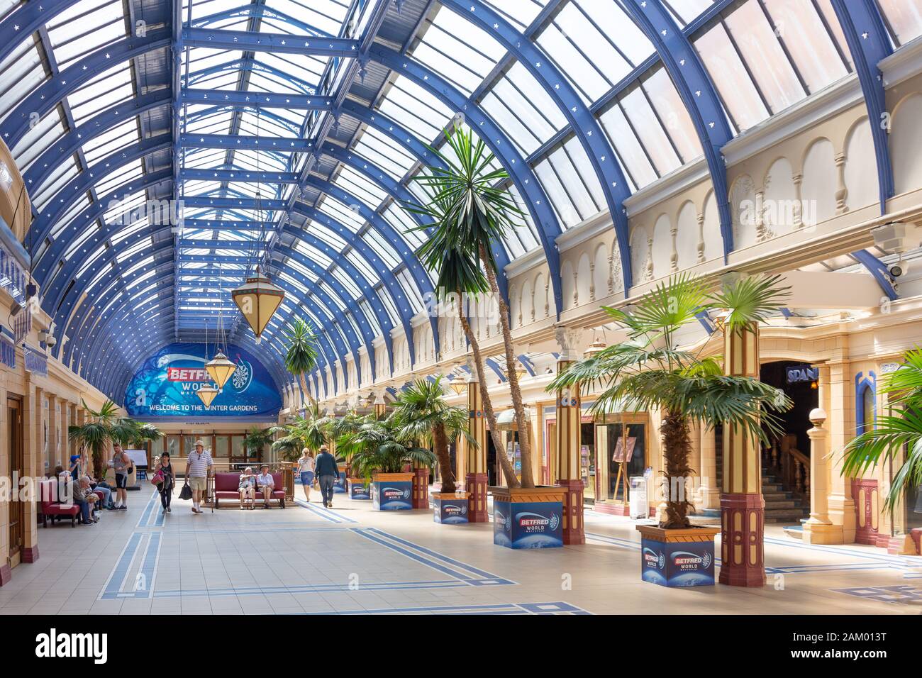 Cour Intérieure Des Winter Gardens, Blackpool, Lancashire, Angleterre, Royaume-Uni Banque D'Images