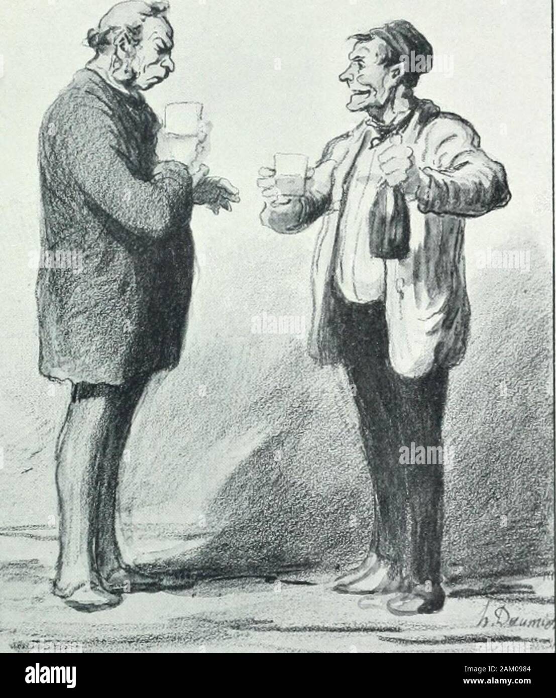 Catalogue des tableaux modernes, aquarelles, pastels, dessins, sculptures, objets d'art, composant la collection de mArsène Alexandre et dont la vente aura lieu à Paris, Galerie Georges Petit ..les ..18 et ..19 mai 1903 .. . 25 cent. ; larg., 14 cent. COLLECTION 3o Arsène Alexandre DAUMIER123 - Cavaliers. Dessin au crayon sur papier blanc.Signé à droite, en bas. Haut., 19 cent. ; larg., 27 cent. DAUMIER124 - LAmateur de peintures. Un peintre, assis devant son chevalet, avec un " amateur der-rière lui. Dessin au fusain et au trait, sur papier blanc. Signé à droite, en bas. Haut., 27 cent. La ; Banque D'Images Catalogue des tableaux modernes, aquarelles, pastels, dessins, sculptures, objets d'art, composant la collection de mArsène Alexandre et dont la vente aura lieu à Paris, Galerie Georges Petit ..les ..18 et ..19 mai 1903 .. . 25 cent. ; larg., 14 cent. COLLECTION 3o Arsène Alexandre DAUMIER123 - Cavaliers. Dessin au crayon sur papier blanc.Signé à droite, en bas. Haut., 19 cent. ; larg., 27 cent. DAUMIER124 - LAmateur de peintures. Un peintre, assis devant son chevalet, avec un " amateur der-rière lui. Dessin au fusain et au trait, sur papier blanc. Signé à droite, en bas. Haut., 27 cent. La ; Banque D'Images