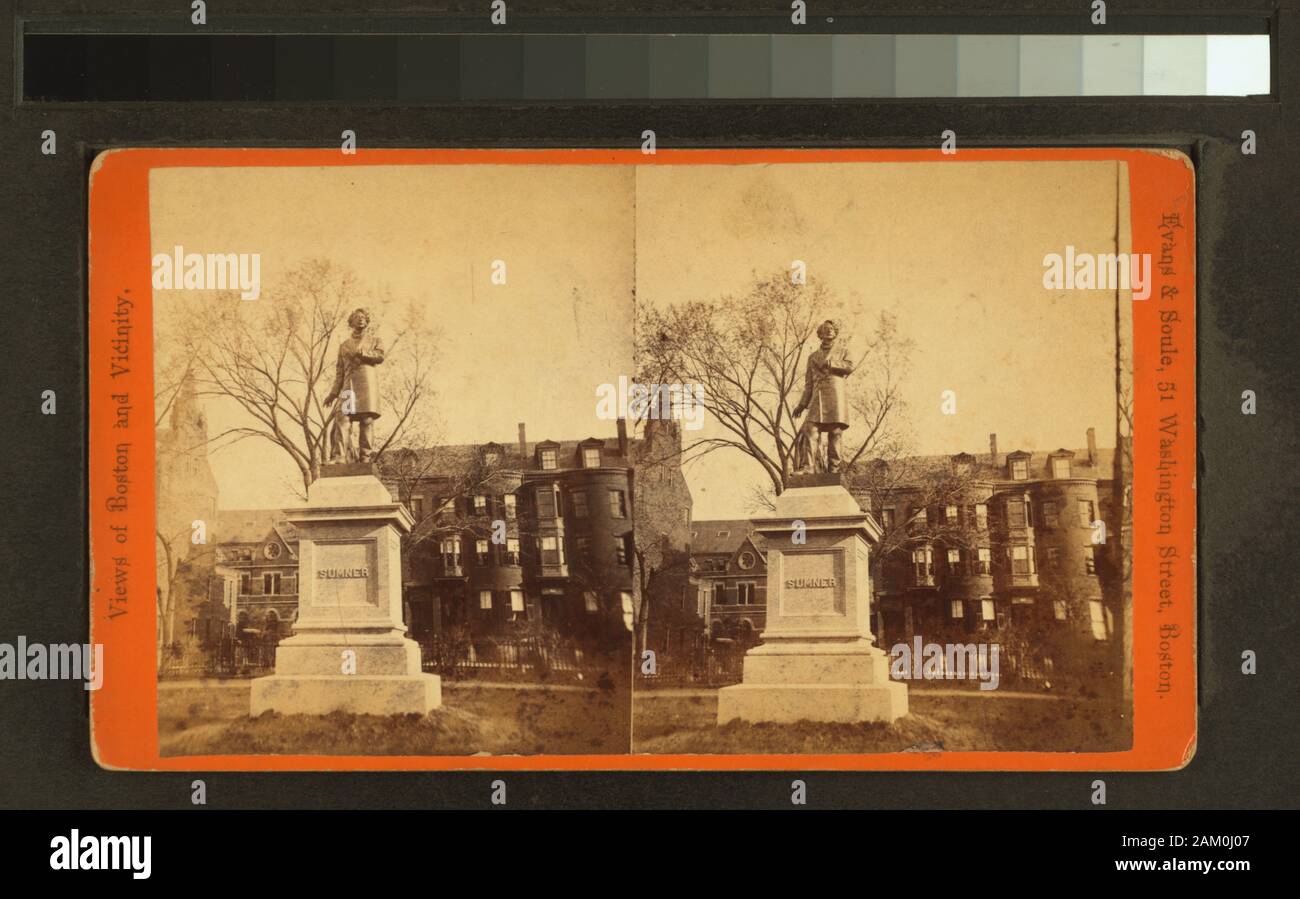 Sumner statue statue Sumner. ; Sumner statue. Banque D'Images Sumner statue statue Sumner. ; Sumner statue. Banque D'Images