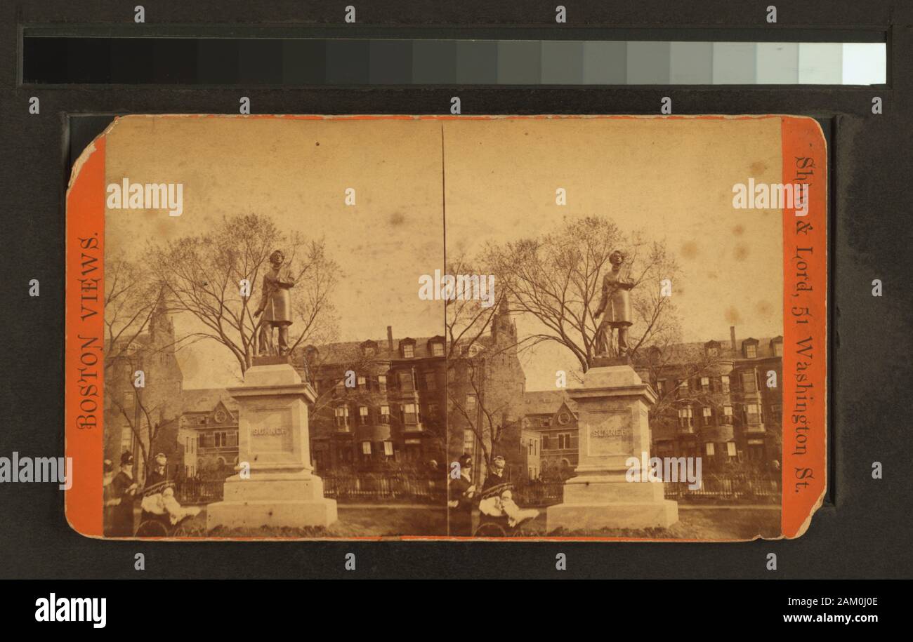 Sumner statue statue Sumner. ; Sumner statue. Banque D'Images Sumner statue statue Sumner. ; Sumner statue. Banque D'Images