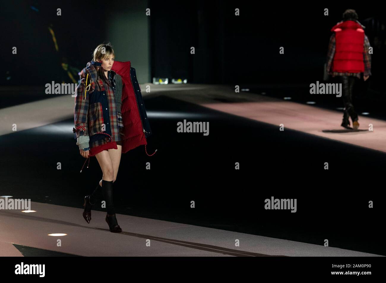 Milano, Italie. 10 janvier, 2020. DSQUARED2 Automne/Hiver 2020/2021 de piste à Milan Fashion Week d'hommes Janvier 2020 - Milan, Italie 10/01/2020 | Crédit dans le monde entier d'utilisation : dpa/Alamy Live News Banque D'Images