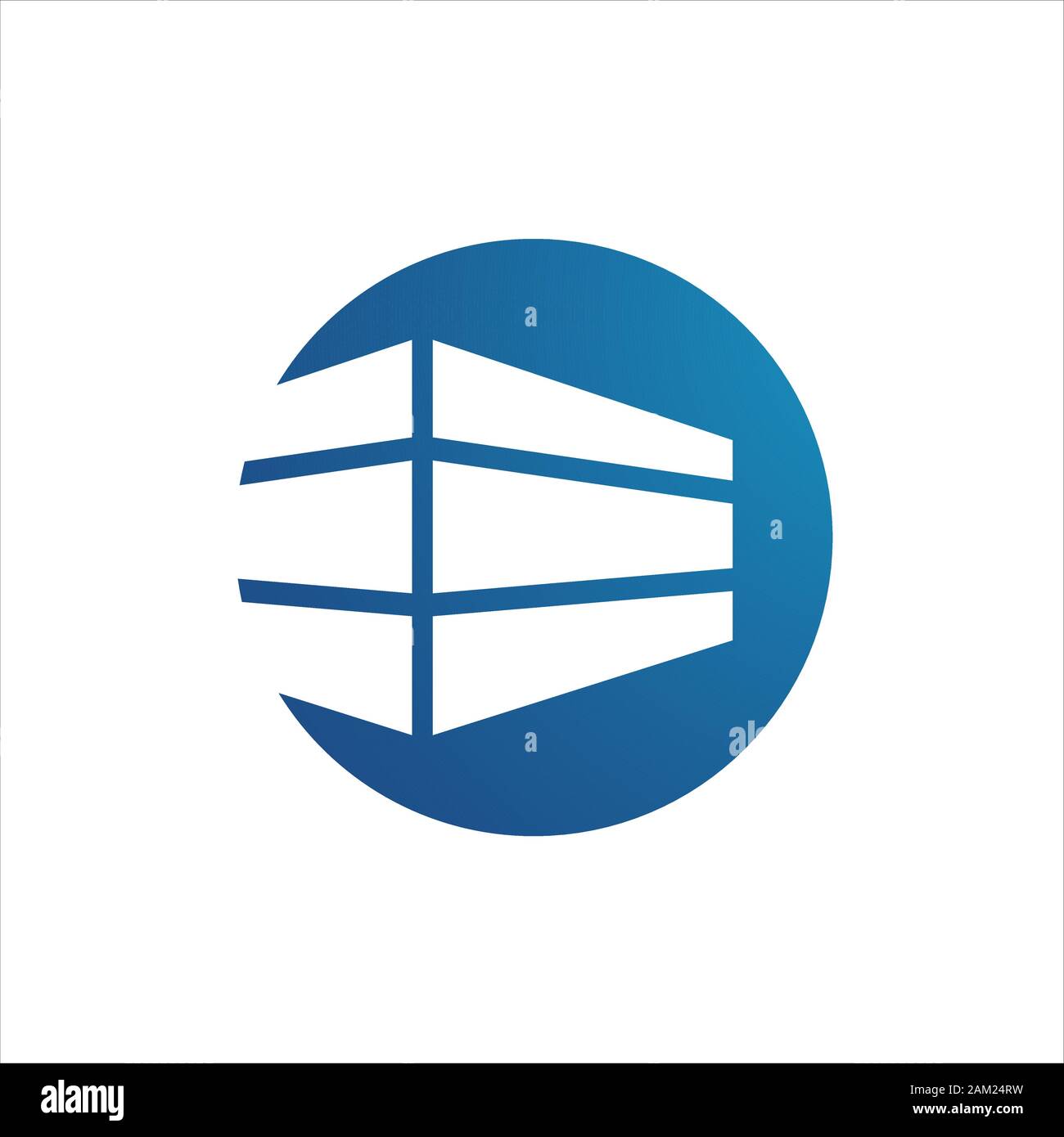 Creative building bardage logo design vector illustration Illustration de Vecteur
