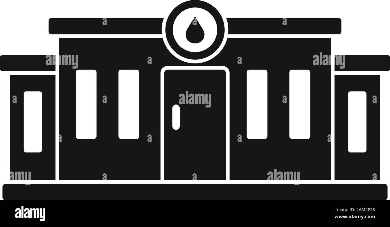 L'icône de l'usine de lait. Illustration simple de l'usine de lait icône vecteur pour la conception web isolé sur fond blanc Illustration de Vecteur