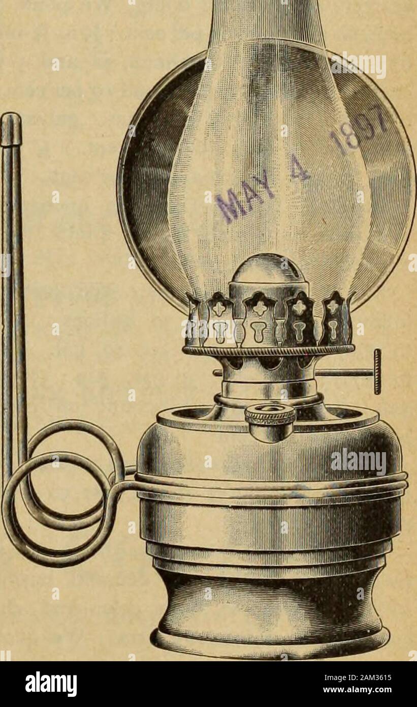 Janvier-juin 1897 merchandising matériel . & LAMPLOUCH IWNAUCHTON -  Montréal r Agents. Toutes les nouvelles lampes de chevet . La vente rapide  . .Se vend à 50 cents. Garder à l'esprit notre