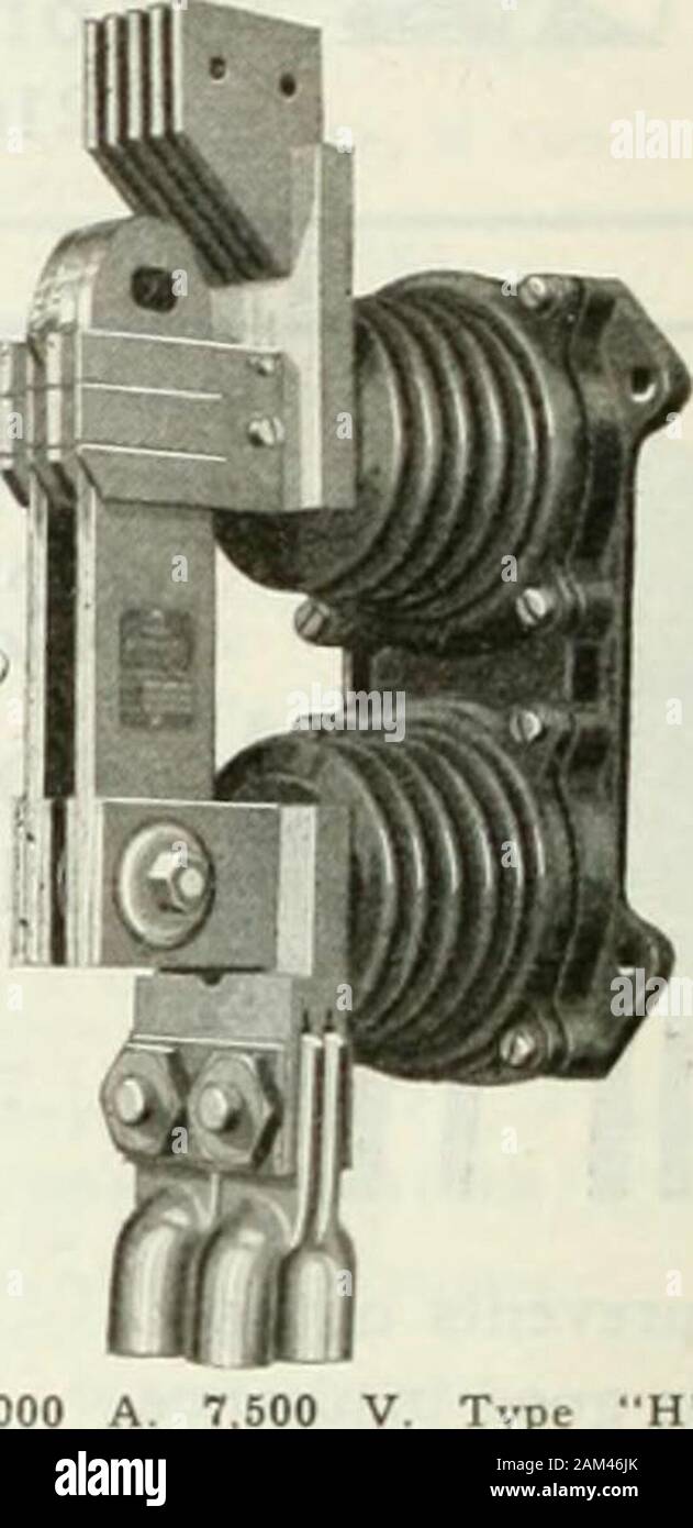News et de l'ingénierie électrique . 300 Ampères. 45 000 Volts Contacteur Inversé Type K mountiDisconnecting HThe fabrication et matériau employé inf Westinghouse détail Appareil est de même identificateur de grande qualité qui, comme énoncé dans les unités des mondes géant plus grand pow-er les plantes, a fait le nom Westing-house synonyme de fiabilité.Ces dessins sont remarquables pour : (1) coefficient de sécurité élevé. (2) la facilité d'installation. (3) parties hautement normalisé, facilitatingreplacement. (4) conception mécanique important combiné-com avec belle apparence. Envoyez-nous vos demandes. Parmi nos nombreuses unités d-sp et standard Banque D'Images