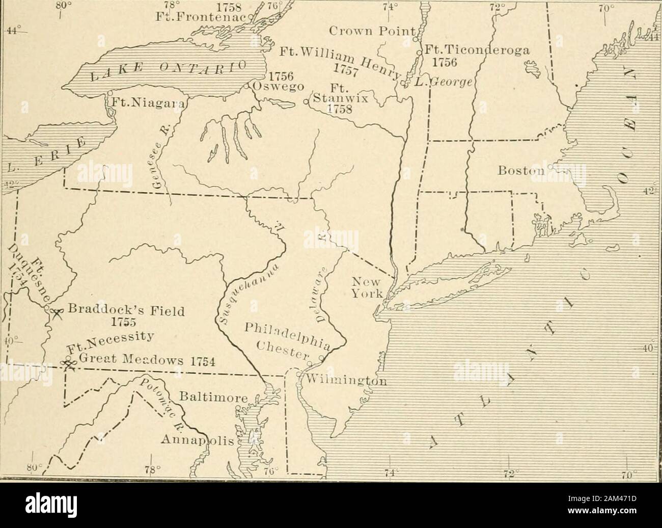 Histoire des Etats-Unis de mener une grande . la force contre une forte attente des Français. Louisbourg était considérée comme une forteresse presque im-pregnable, mais, après six semaines de siège par Englandmilitia Nouvelle et quatre britanniques les hommes de guerre, il capitula. L'newsof sa capture a été reçu avec une grande joie des deux côtés de theAtlantic, et William Pepperrell, le commandant américain wasrewarded avec un baronetcy. Lorsqu'une paix temporaire wasmade trois ans plus tard (1748), les colonies étaient très indig-nant quand ils ont appris que le gouvernement britannique avait reçu la TROISIÈME GUERRE AVEC LA FRANCE ; PREMIÈRE PÉRIODE ce dur-gagné s Banque D'Images