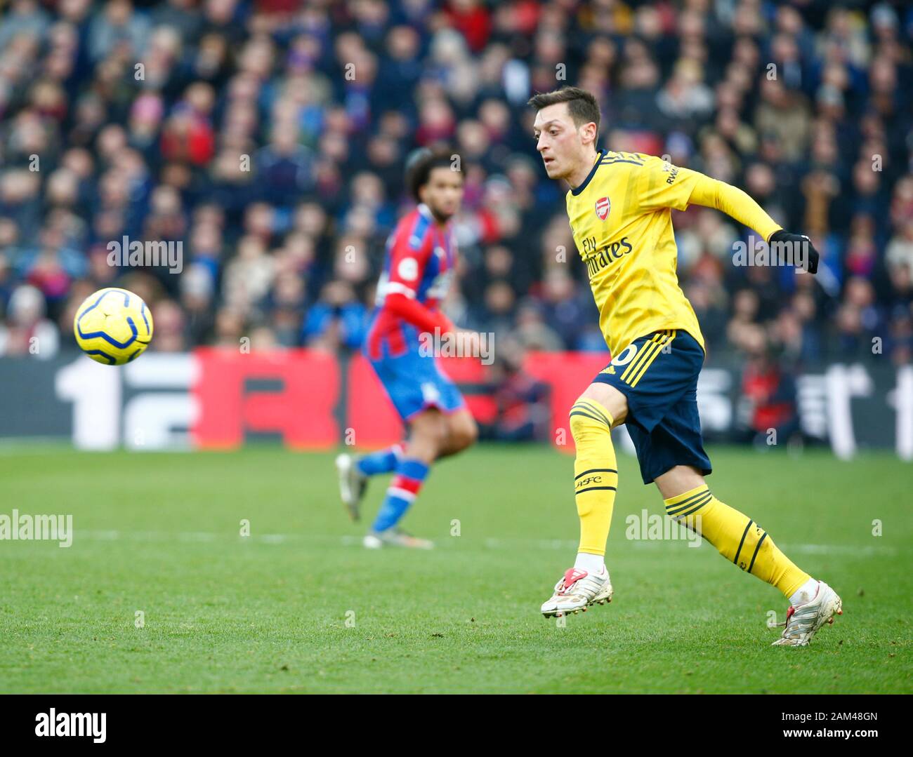 Londres, Royaume-Uni. 11Th Jan, 2020. Londres, ANGLETERRE - 11 janvier : Mesui Ozil d'Arsenal au cours English Premier League match entre Arsenal et Crystal Palace le 11 janvier 2020 à Selhurst Park Stadium, Londres, Angleterre. Action Crédit : Foto Sport/Alamy Live News Banque D'Images