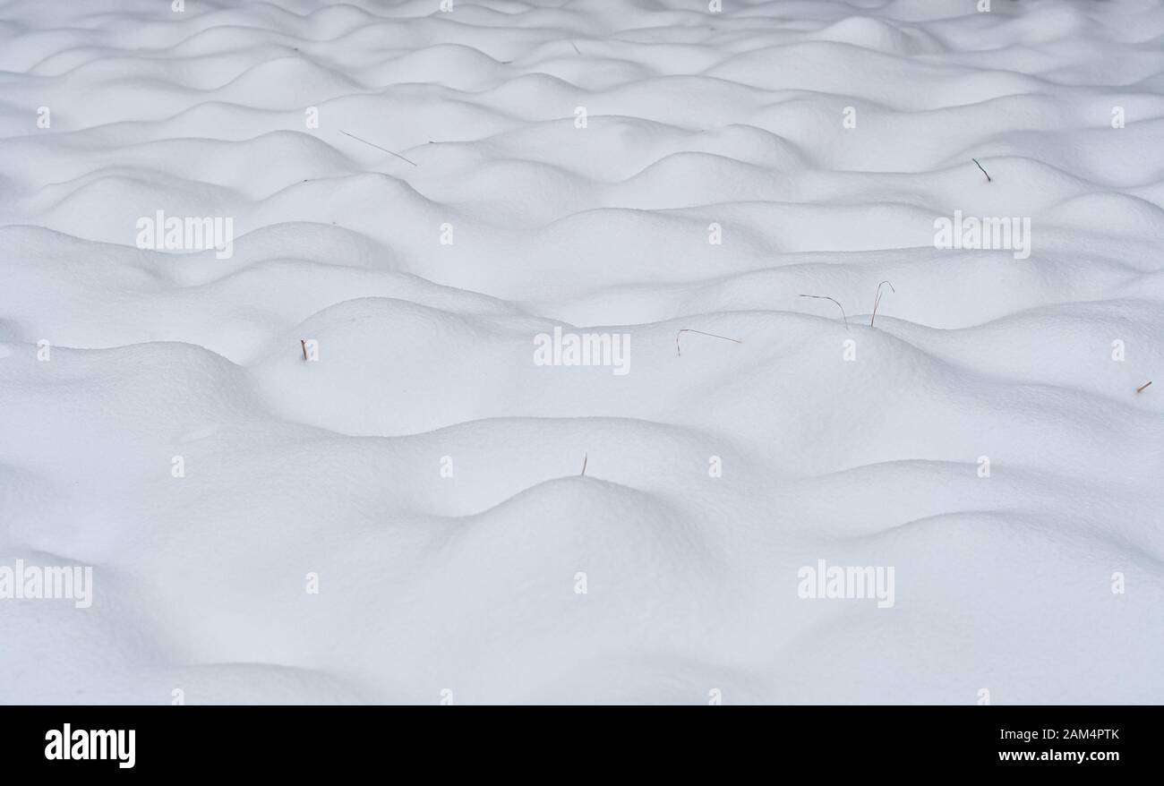 Fond d'hiver avec des déneigeuses profondes pour le design Banque D'Images
