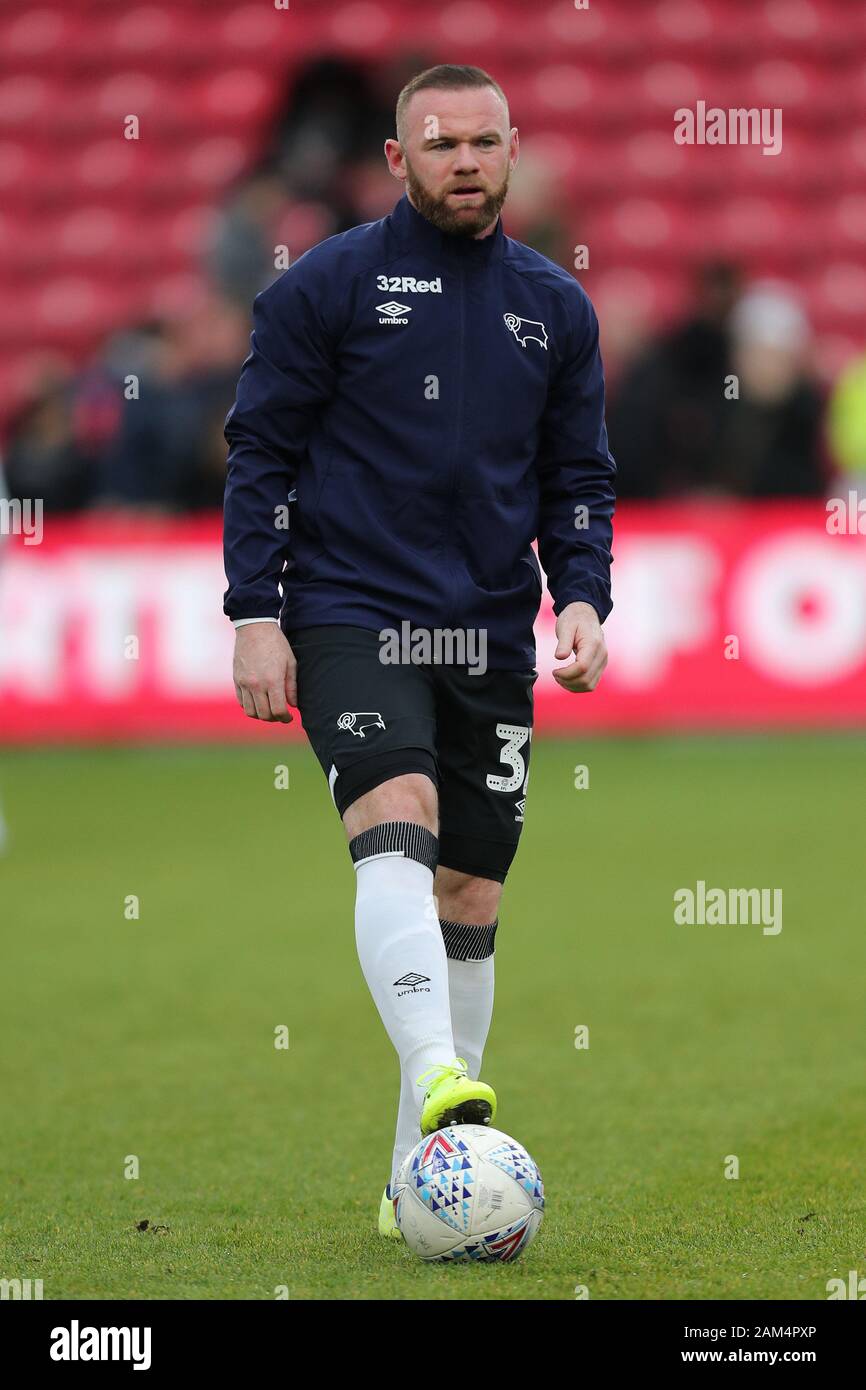WAYNE ROONEY, DERBY COUNTY FC, 2020 Banque D'Images