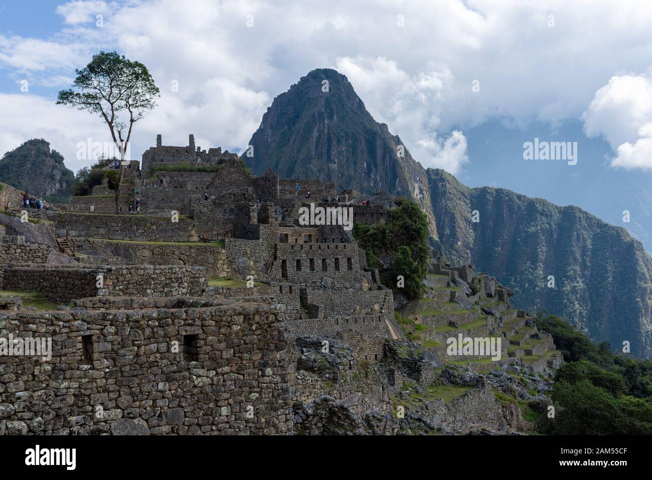 Machu Picchu, Pérou, site du patrimoine mondial De L'Unesco Banque D'Images